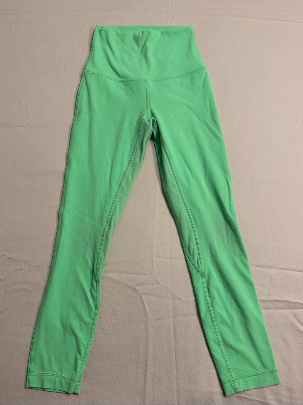 Lululemon High Rise Leggings Size 0 Bright Green